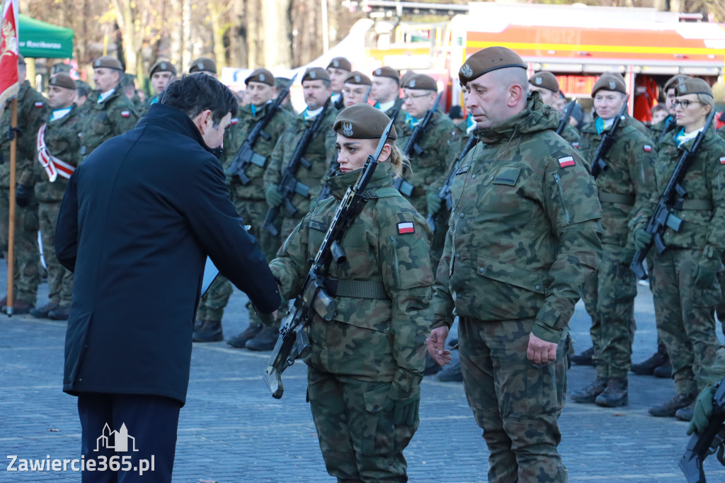 Fotorelacja: Uroczysta Przysięga Wojskowa Żołnierzy 13 Śląskiej Brygady Obrony Terytorialnej