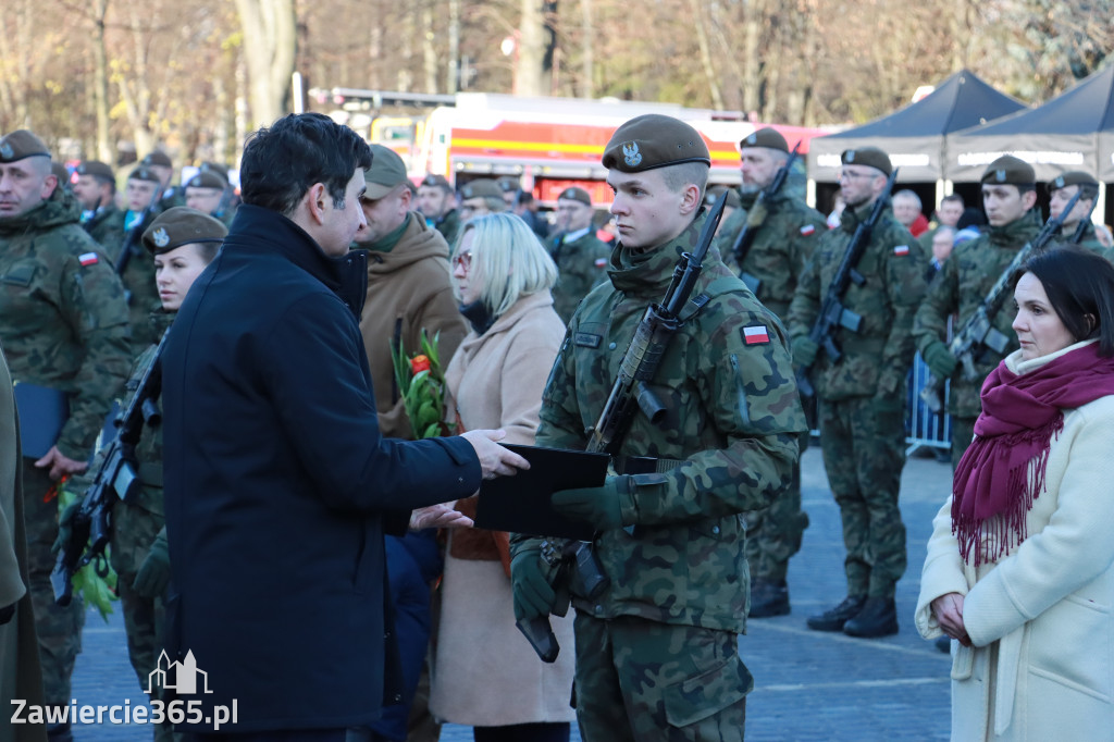 Fotorelacja: Uroczysta Przysięga Wojskowa Żołnierzy 13 Śląskiej Brygady Obrony Terytorialnej