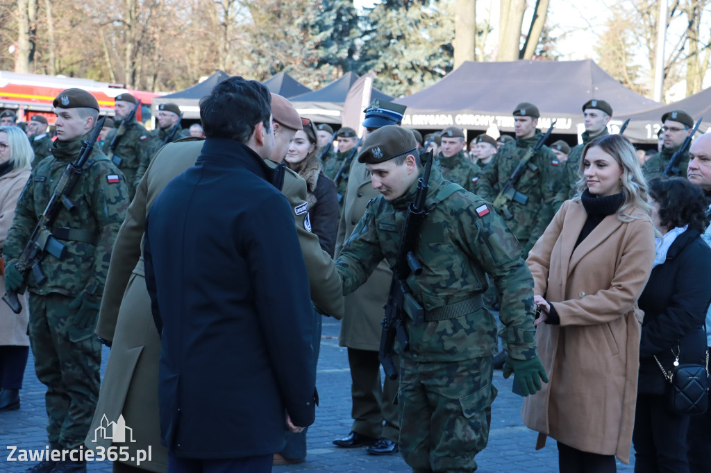 Fotorelacja: Uroczysta Przysięga Wojskowa Żołnierzy 13 Śląskiej Brygady Obrony Terytorialnej