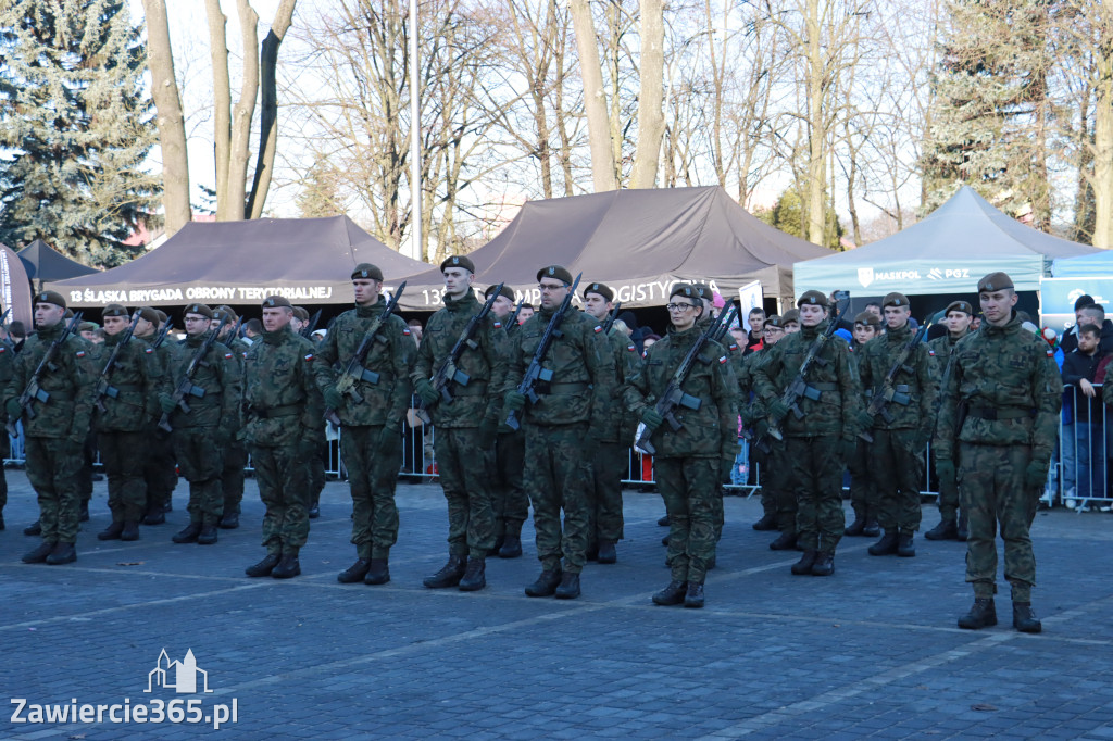 Fotorelacja: Uroczysta Przysięga Wojskowa Żołnierzy 13 Śląskiej Brygady Obrony Terytorialnej