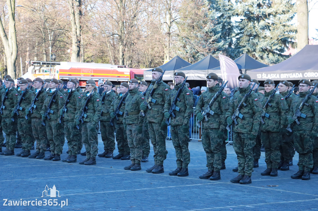 Fotorelacja: Uroczysta Przysięga Wojskowa Żołnierzy 13 Śląskiej Brygady Obrony Terytorialnej