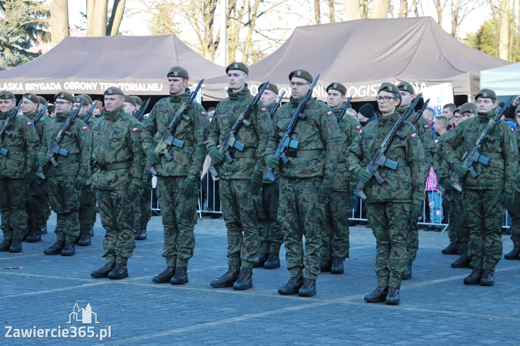 Fotorelacja: Uroczysta Przysięga Wojskowa Żołnierzy 13 Śląskiej Brygady Obrony Terytorialnej