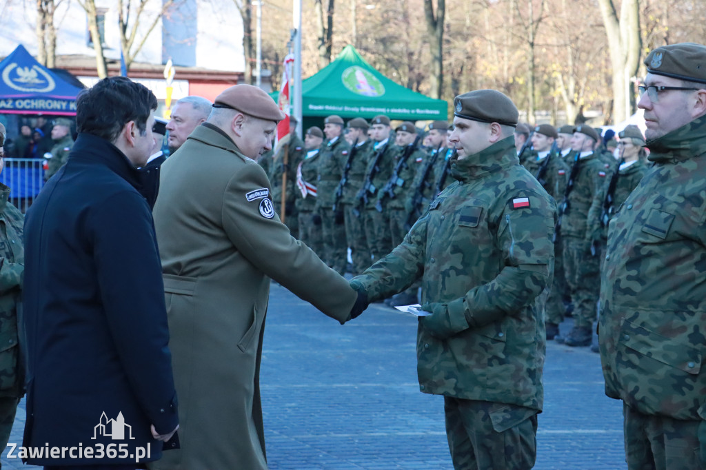 Fotorelacja: Uroczysta Przysięga Wojskowa Żołnierzy 13 Śląskiej Brygady Obrony Terytorialnej