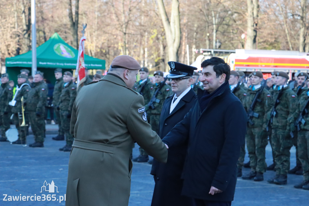 Fotorelacja: Uroczysta Przysięga Wojskowa Żołnierzy 13 Śląskiej Brygady Obrony Terytorialnej