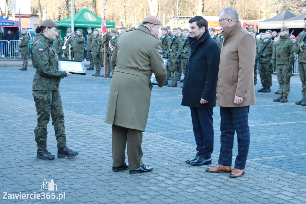 Fotorelacja: Uroczysta Przysięga Wojskowa Żołnierzy 13 Śląskiej Brygady Obrony Terytorialnej