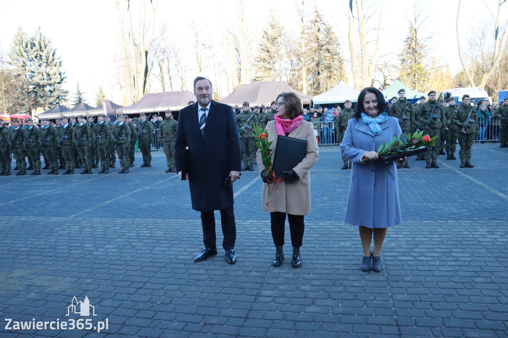 Fotorelacja: Uroczysta Przysięga Wojskowa Żołnierzy 13 Śląskiej Brygady Obrony Terytorialnej