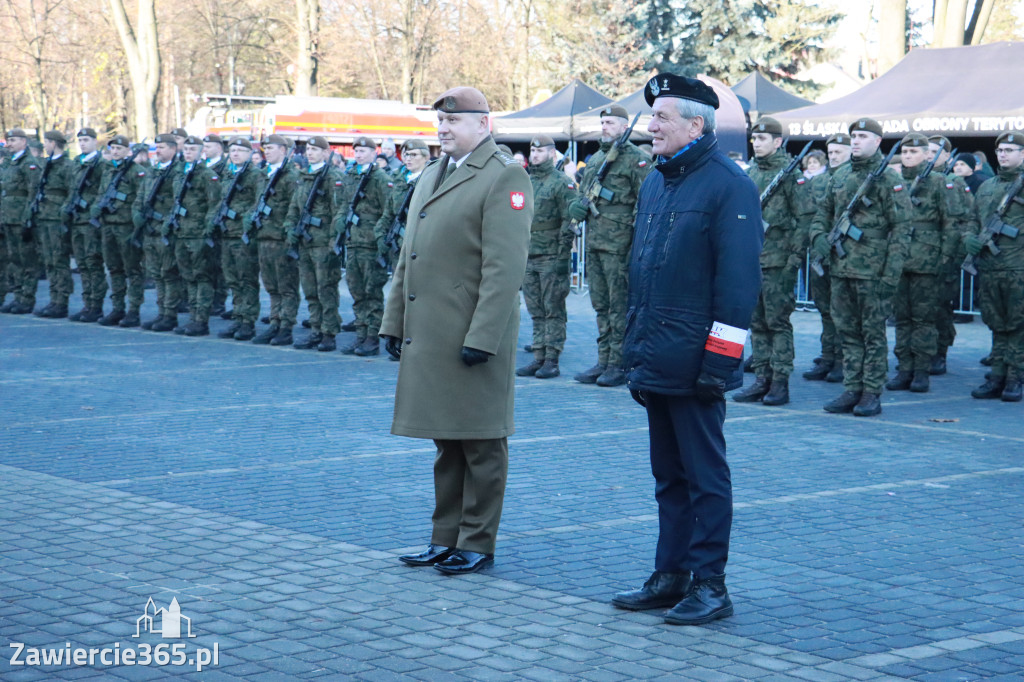 Fotorelacja: Uroczysta Przysięga Wojskowa Żołnierzy 13 Śląskiej Brygady Obrony Terytorialnej