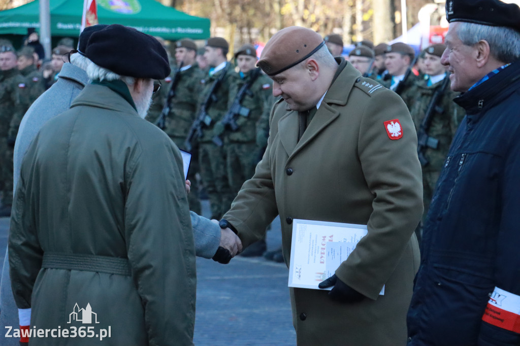 Fotorelacja: Uroczysta Przysięga Wojskowa Żołnierzy 13 Śląskiej Brygady Obrony Terytorialnej