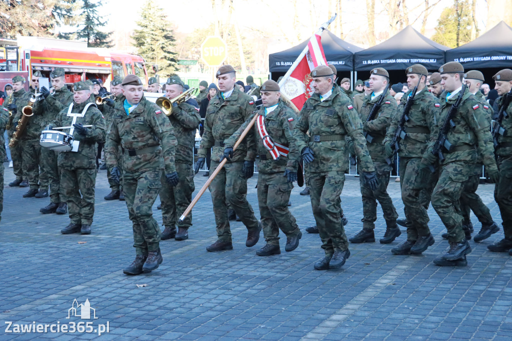 Fotorelacja: Uroczysta Przysięga Wojskowa Żołnierzy 13 Śląskiej Brygady Obrony Terytorialnej