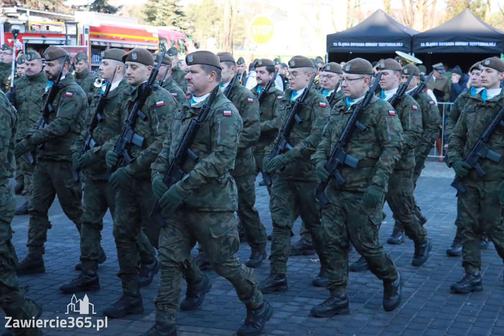 Fotorelacja: Uroczysta Przysięga Wojskowa Żołnierzy 13 Śląskiej Brygady Obrony Terytorialnej