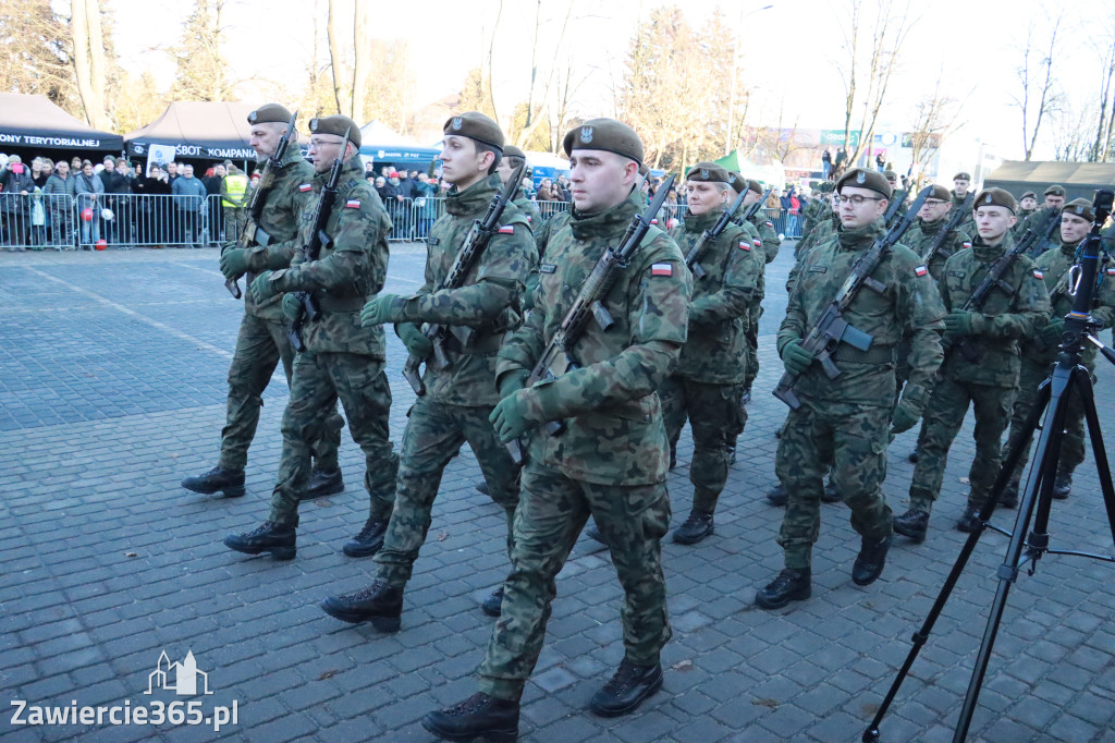 Fotorelacja: Uroczysta Przysięga Wojskowa Żołnierzy 13 Śląskiej Brygady Obrony Terytorialnej