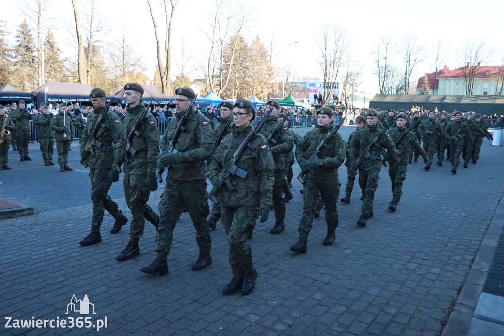 Fotorelacja: Uroczysta Przysięga Wojskowa Żołnierzy 13 Śląskiej Brygady Obrony Terytorialnej