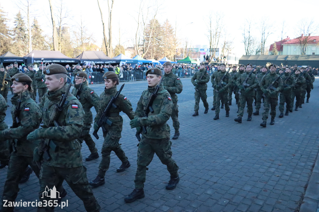 Fotorelacja: Uroczysta Przysięga Wojskowa Żołnierzy 13 Śląskiej Brygady Obrony Terytorialnej