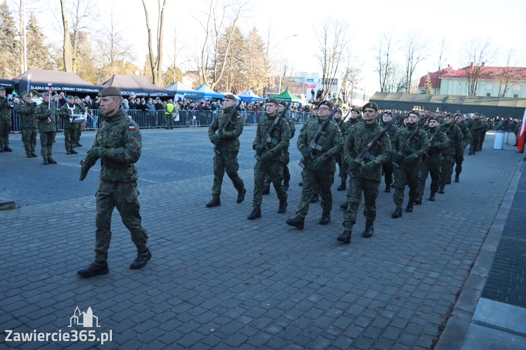 Fotorelacja: Uroczysta Przysięga Wojskowa Żołnierzy 13 Śląskiej Brygady Obrony Terytorialnej