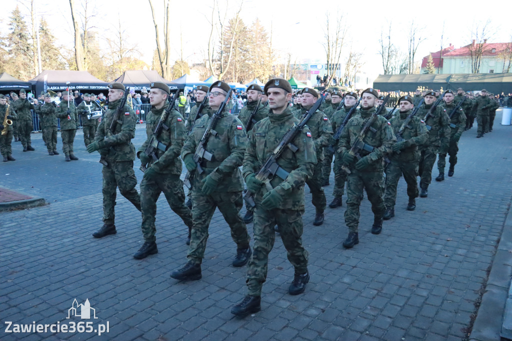 Fotorelacja: Uroczysta Przysięga Wojskowa Żołnierzy 13 Śląskiej Brygady Obrony Terytorialnej