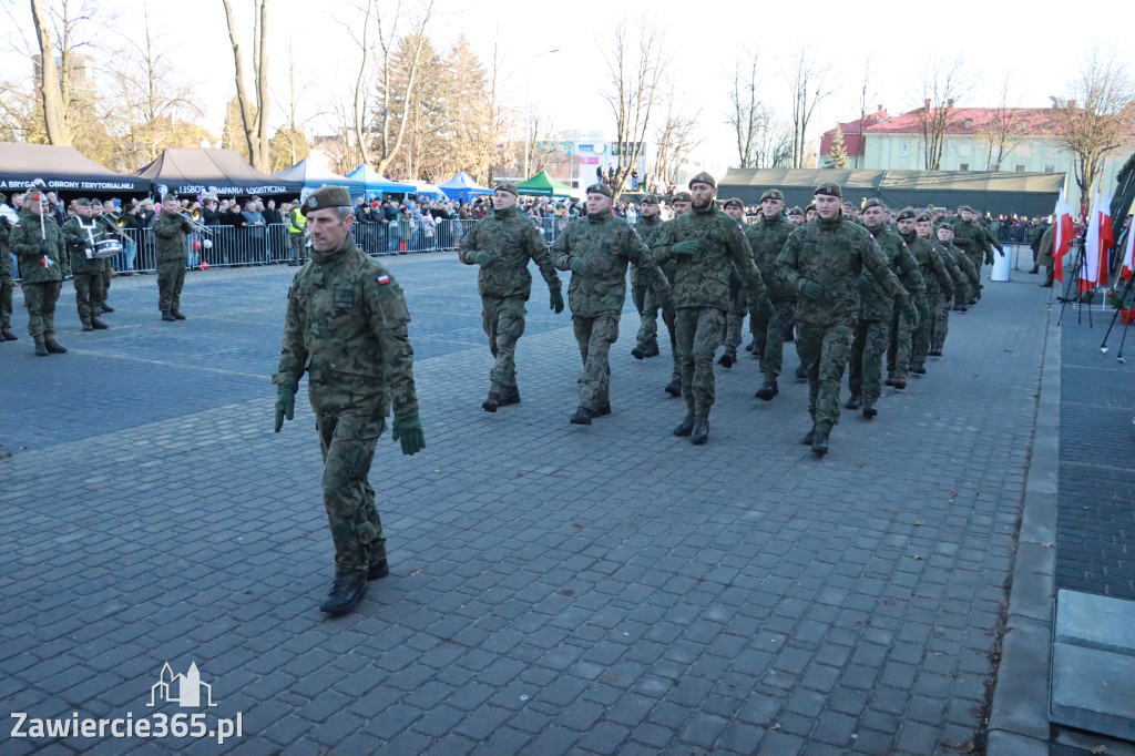 Fotorelacja: Uroczysta Przysięga Wojskowa Żołnierzy 13 Śląskiej Brygady Obrony Terytorialnej