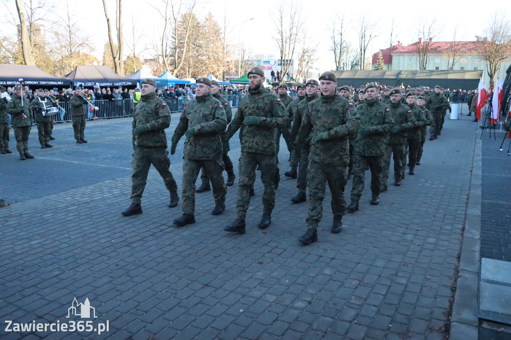 Fotorelacja: Uroczysta Przysięga Wojskowa Żołnierzy 13 Śląskiej Brygady Obrony Terytorialnej