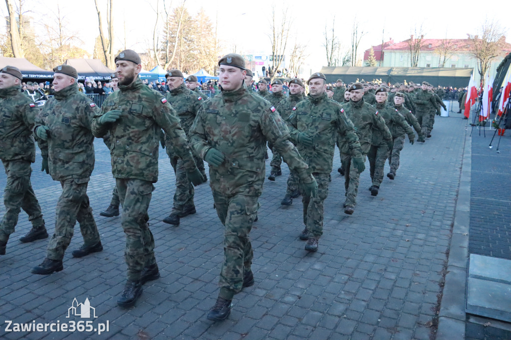 Fotorelacja: Uroczysta Przysięga Wojskowa Żołnierzy 13 Śląskiej Brygady Obrony Terytorialnej