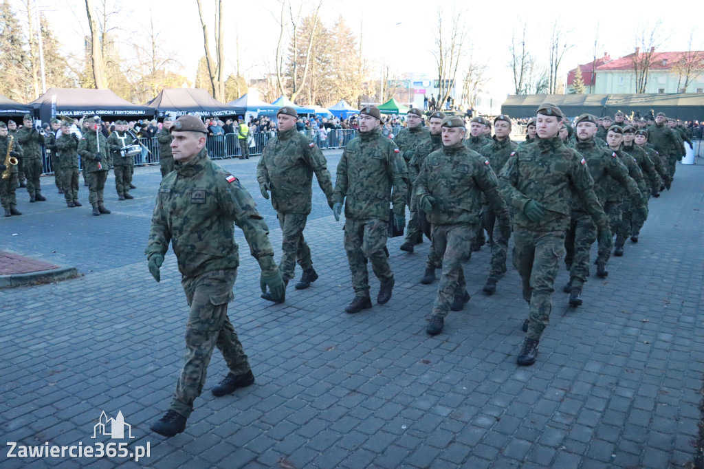 Fotorelacja: Uroczysta Przysięga Wojskowa Żołnierzy 13 Śląskiej Brygady Obrony Terytorialnej