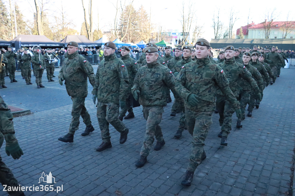 Fotorelacja: Uroczysta Przysięga Wojskowa Żołnierzy 13 Śląskiej Brygady Obrony Terytorialnej