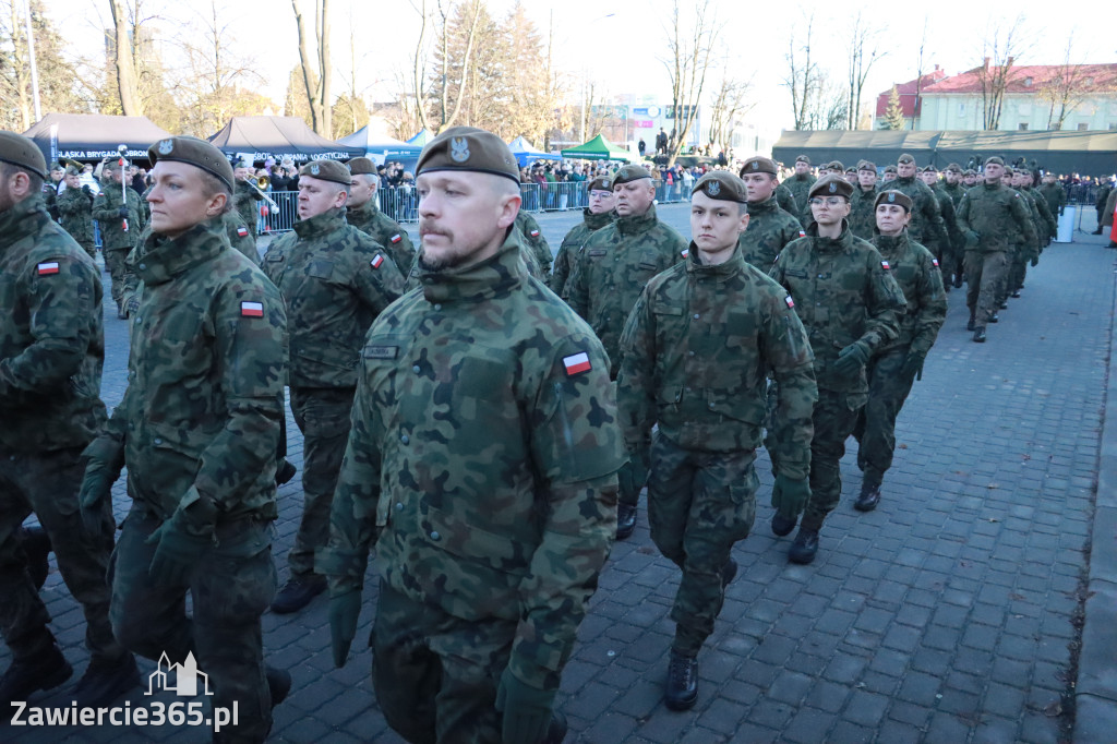 Fotorelacja: Uroczysta Przysięga Wojskowa Żołnierzy 13 Śląskiej Brygady Obrony Terytorialnej