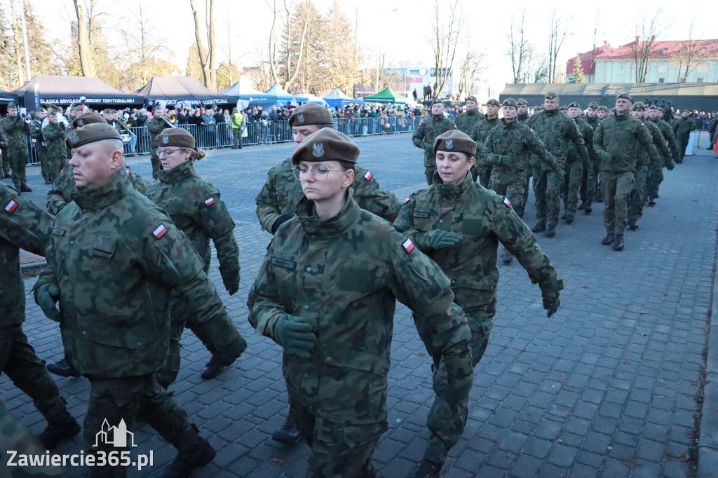 Fotorelacja: Uroczysta Przysięga Wojskowa Żołnierzy 13 Śląskiej Brygady Obrony Terytorialnej