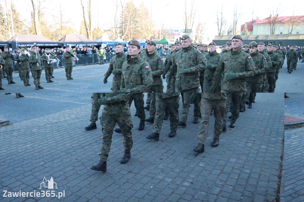 Fotorelacja: Uroczysta Przysięga Wojskowa Żołnierzy 13 Śląskiej Brygady Obrony Terytorialnej