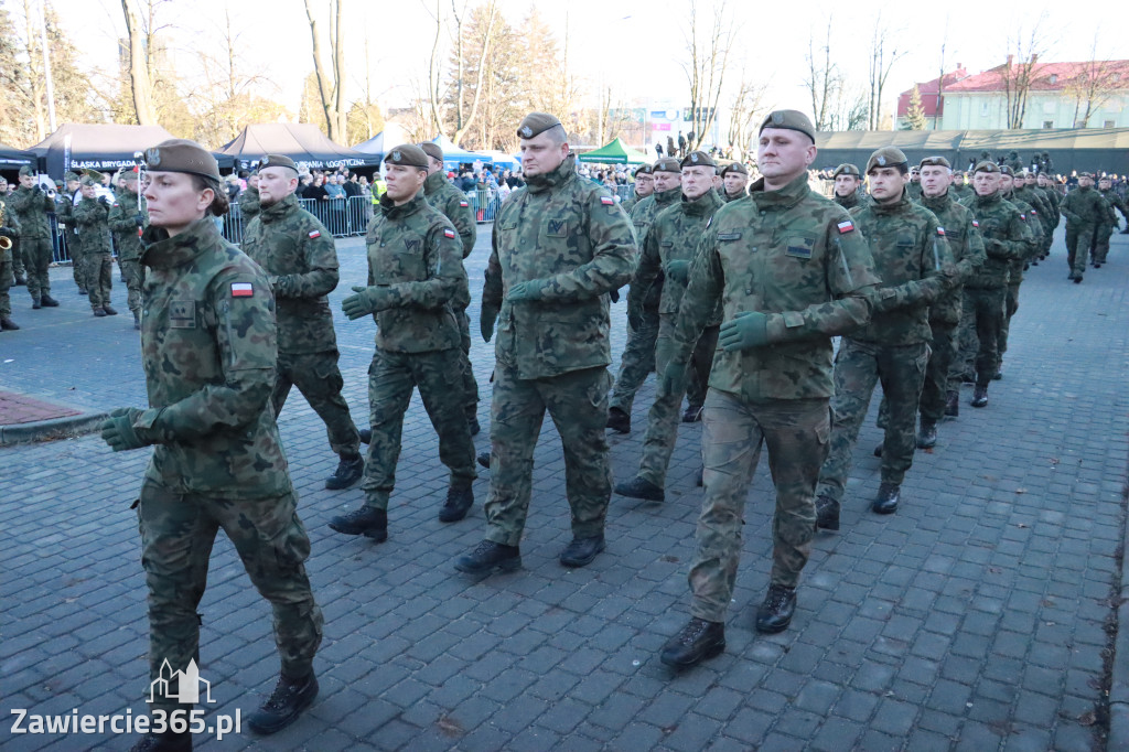 Fotorelacja: Uroczysta Przysięga Wojskowa Żołnierzy 13 Śląskiej Brygady Obrony Terytorialnej