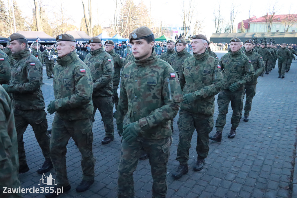 Fotorelacja: Uroczysta Przysięga Wojskowa Żołnierzy 13 Śląskiej Brygady Obrony Terytorialnej