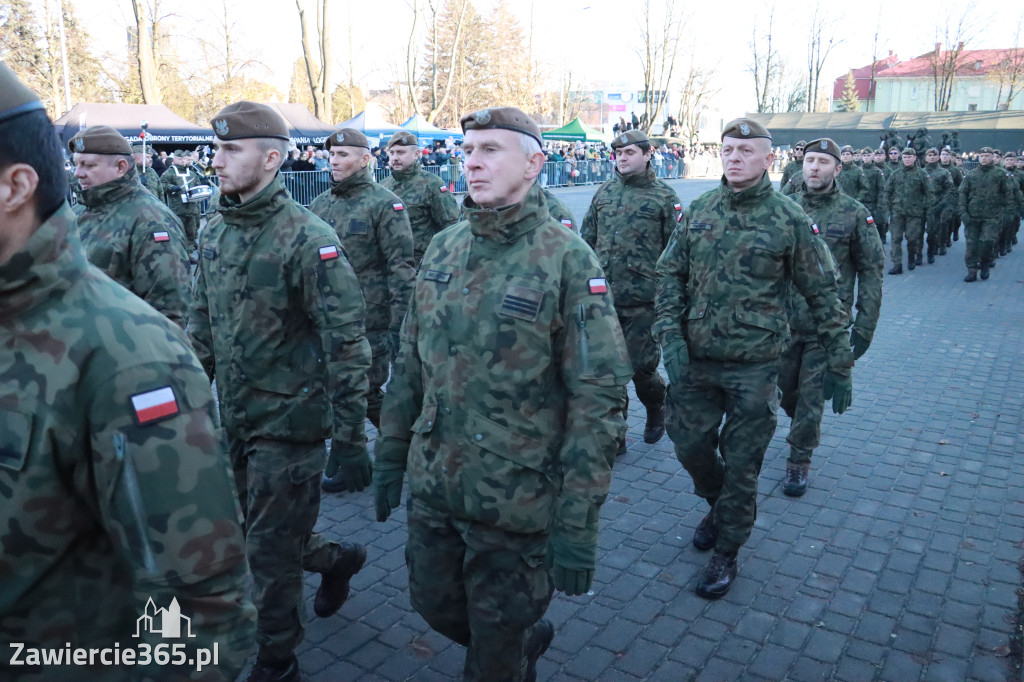 Fotorelacja: Uroczysta Przysięga Wojskowa Żołnierzy 13 Śląskiej Brygady Obrony Terytorialnej