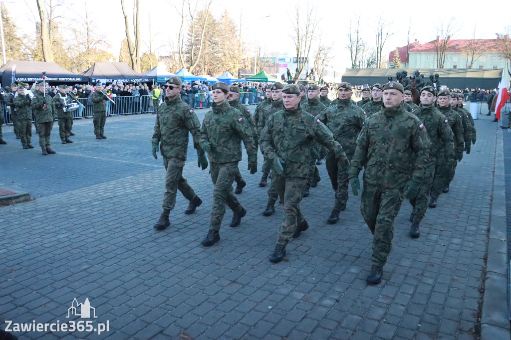 Fotorelacja: Uroczysta Przysięga Wojskowa Żołnierzy 13 Śląskiej Brygady Obrony Terytorialnej