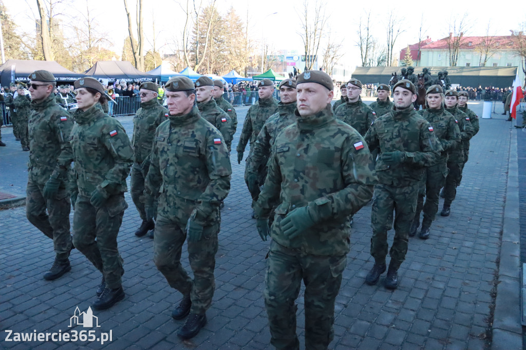 Fotorelacja: Uroczysta Przysięga Wojskowa Żołnierzy 13 Śląskiej Brygady Obrony Terytorialnej