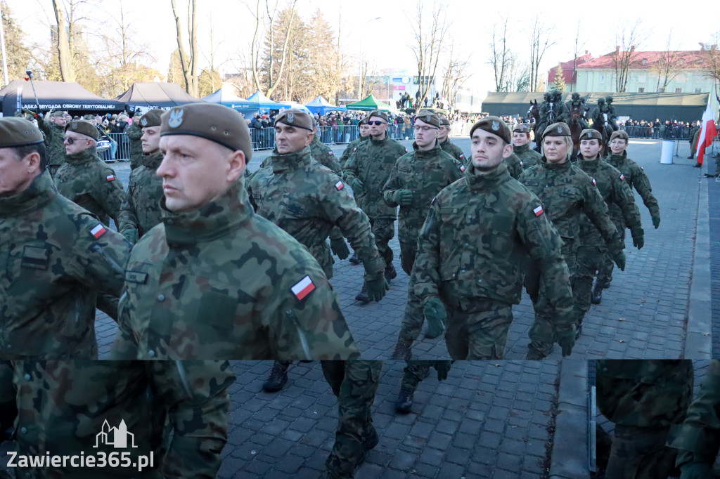 Fotorelacja: Uroczysta Przysięga Wojskowa Żołnierzy 13 Śląskiej Brygady Obrony Terytorialnej