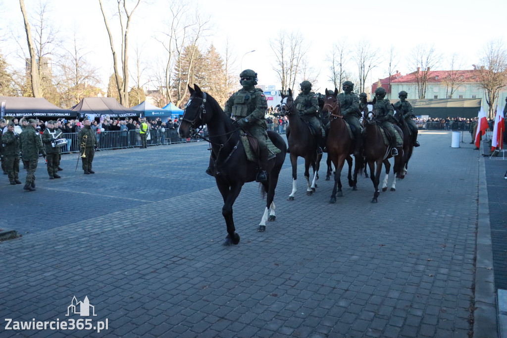 Fotorelacja: Uroczysta Przysięga Wojskowa Żołnierzy 13 Śląskiej Brygady Obrony Terytorialnej