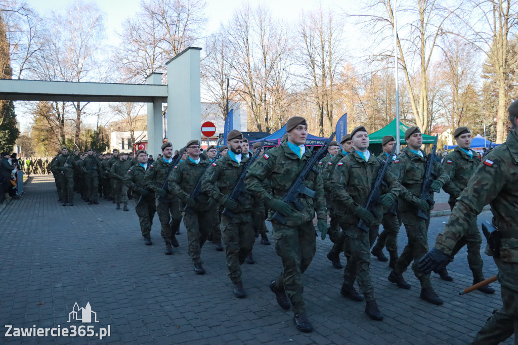 Fotorelacja: Uroczysta Przysięga Wojskowa Żołnierzy 13 Śląskiej Brygady Obrony Terytorialnej