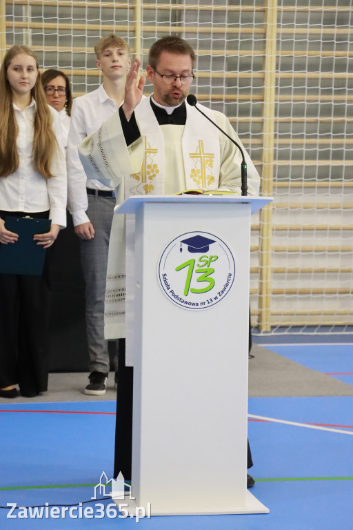 Fotorelacja: Uroczyste otwarcie hali sportowej przy Sp13 w Zawierciu