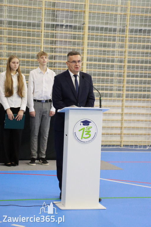 Fotorelacja: Uroczyste otwarcie hali sportowej przy Sp13 w Zawierciu