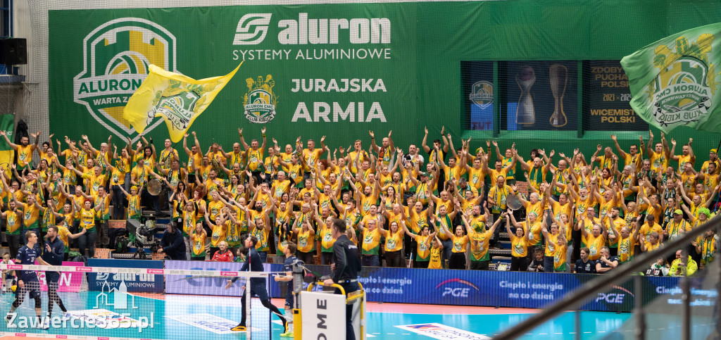 Fotorelacja: PGE Projekt pokonany w Zawierciu Foto. Dawid Trzybiński