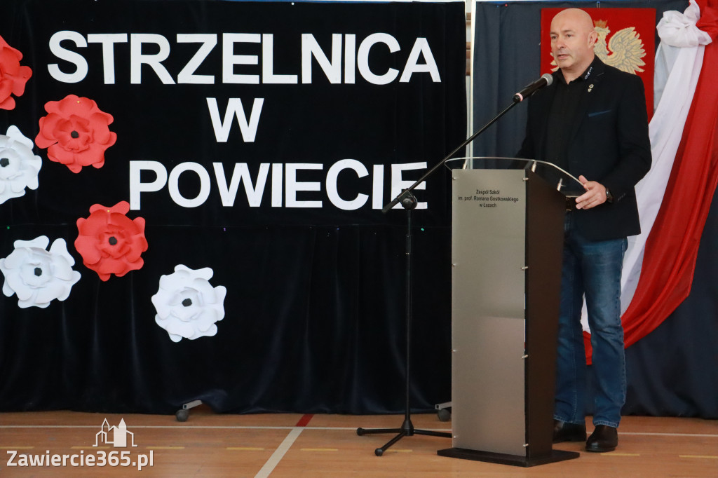 Fotorelacja: STRZELNICA W POWIECIE uroczyste otwarcie w Łazach.