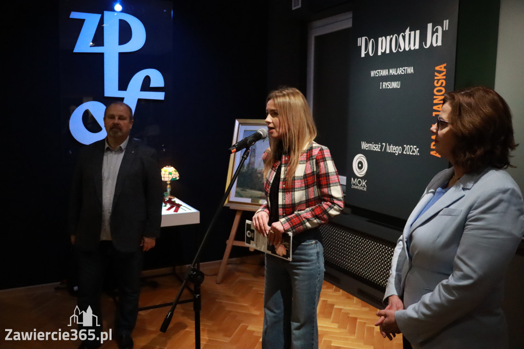 Fotorelacja: Wystawa malarstwa i rysunku PO PROSTU JA w Zawierciu