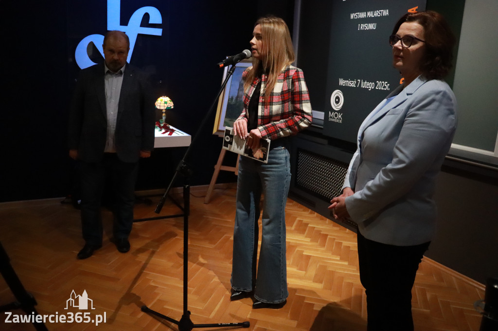 Fotorelacja: Wystawa malarstwa i rysunku PO PROSTU JA w Zawierciu
