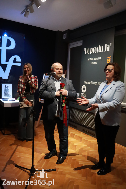 Fotorelacja: Wystawa malarstwa i rysunku PO PROSTU JA w Zawierciu