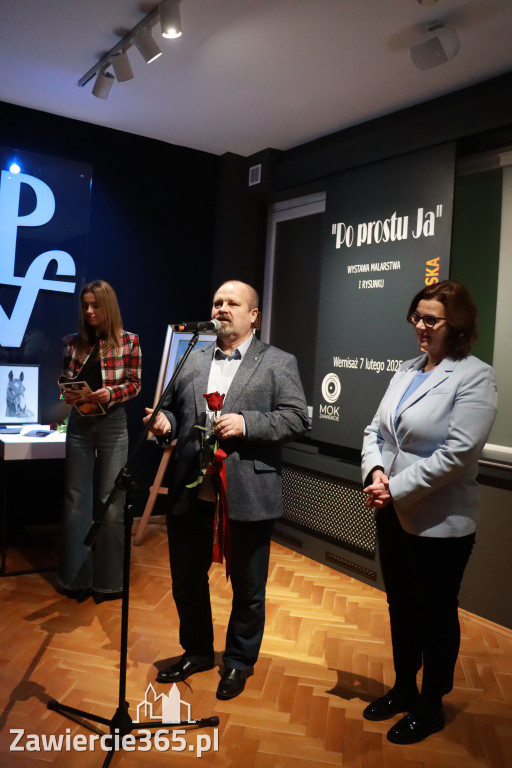 Fotorelacja: Wystawa malarstwa i rysunku PO PROSTU JA w Zawierciu