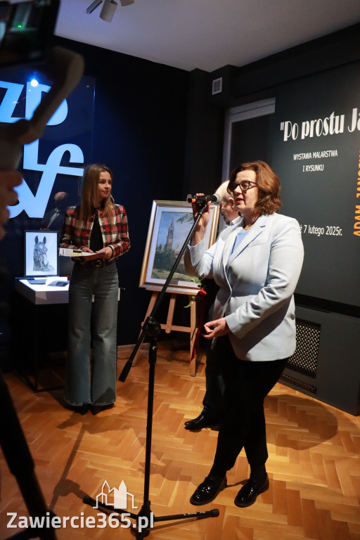 Fotorelacja: Wystawa malarstwa i rysunku PO PROSTU JA w Zawierciu
