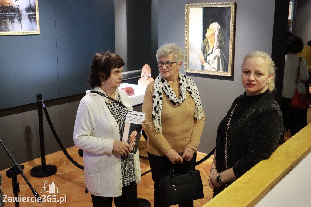 Fotorelacja: Wystawa malarstwa i rysunku PO PROSTU JA w Zawierciu