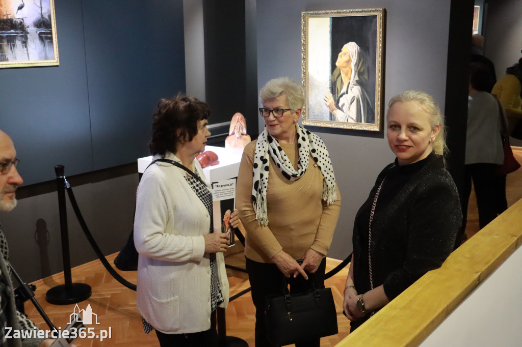 Fotorelacja: Wystawa malarstwa i rysunku PO PROSTU JA w Zawierciu
