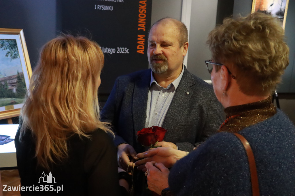 Fotorelacja: Wystawa malarstwa i rysunku PO PROSTU JA w Zawierciu