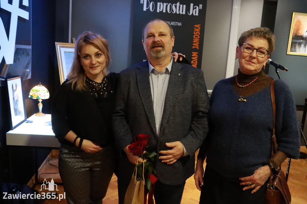 Fotorelacja: Wystawa malarstwa i rysunku PO PROSTU JA w Zawierciu