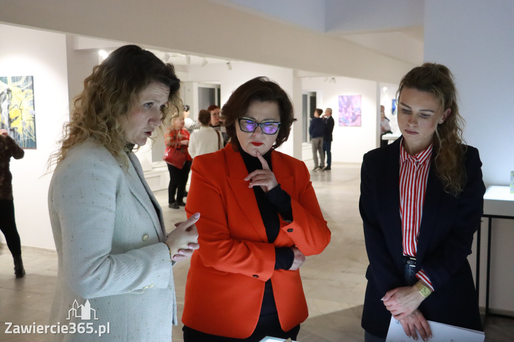 Fotorelacja: Wojna Światów NOWA NADZIEJA Jolanta Kuśmierska - wernisaż w Zawierciu