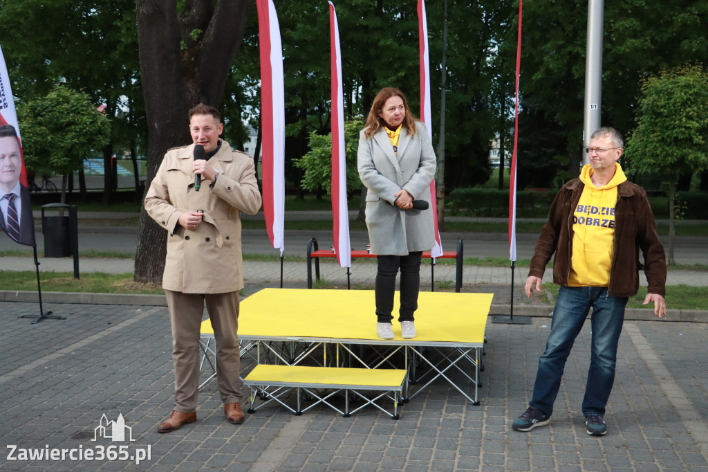 Fotorelacja: Spotkanie otwarte w Zawierciu z Szymonem Hołownia